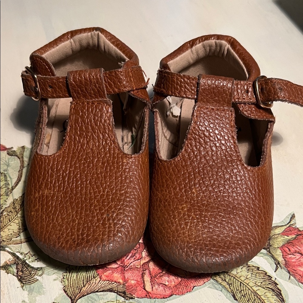 Monkey Feet Brown Baby Walker Shoes